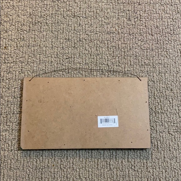 WOOD BASEBALL PLAQUE+HANGER HOME DECOR FOR A BASEBALL FAMILY WALL HANGING PIECE - Picture 5 of 8